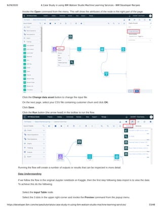 Watson Atributes A case study in using ibm watson studio machine learning services ibm ...