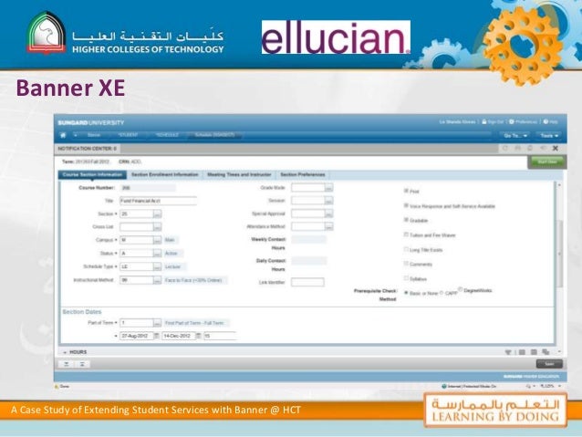 A Case Study Of Banner Hct