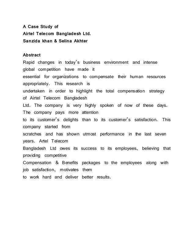 Compensation and benefits case study with solution image