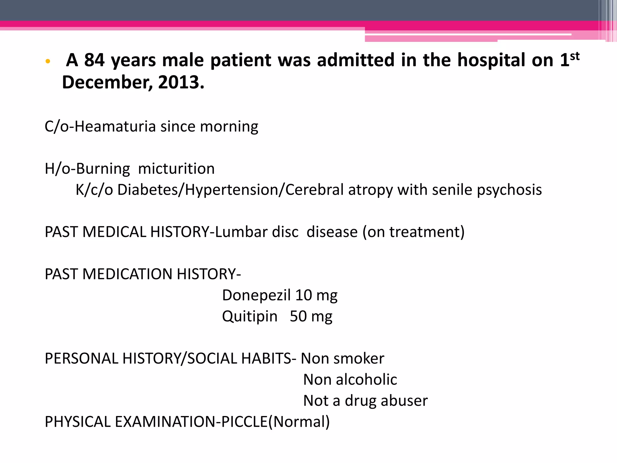 A case study on advanced alzheimers disease | PPTX