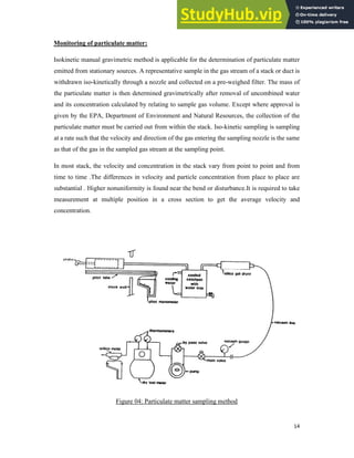 A Case Study On Air Pollution In Cement Industry Course Title ...