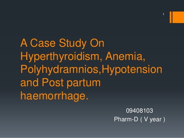 hyperthyroidism case study nursing