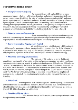 A case study on improvement of an air conditioning system | PDF