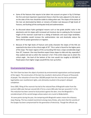 A Case Study On Tehri Dam Pdf
