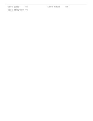 Exclude quotes On
Exclude bibliography On
Exclude matches Oﬀ
 