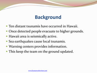 Hawaii rischio tsunami