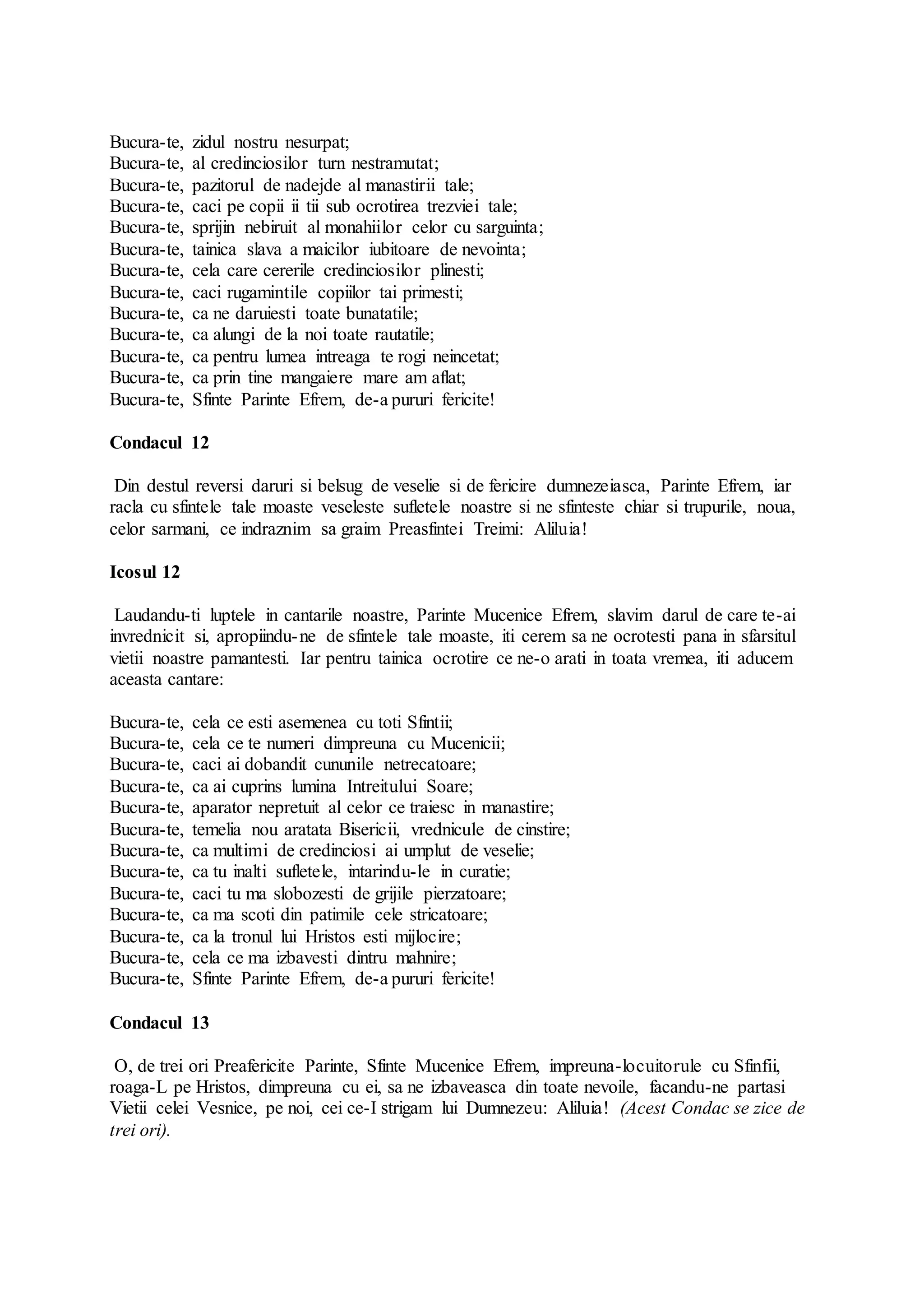 rugaciunea sf efrem pt copii