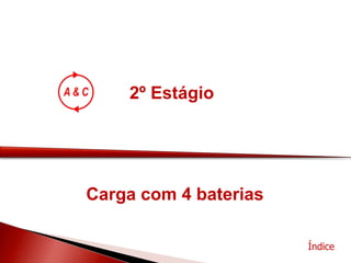 2º Estágio  Índice Carga com 4 baterias 