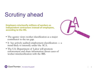 ACA - What you should know about worker classification | PDF