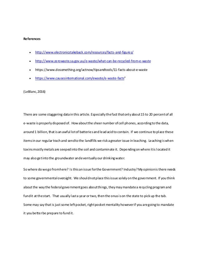 e waste research paper intg