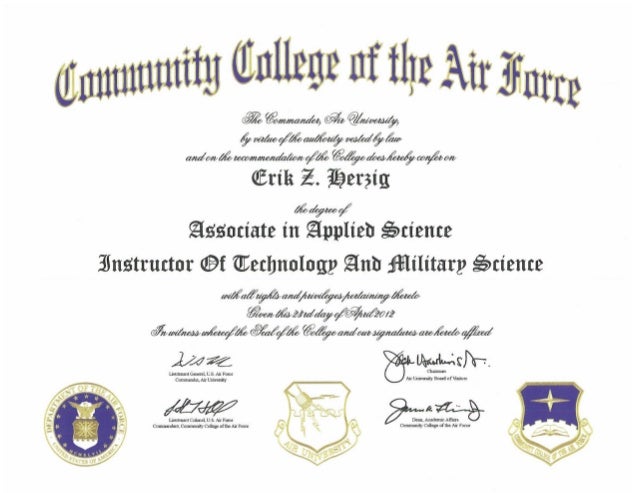 CCAF Instructor of Technology CCAF Instructor of Technology