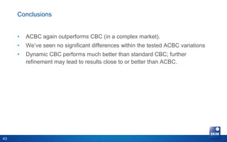 SKIM at Sawtooth Software Conference 2013: ACBC Revisited | PDF