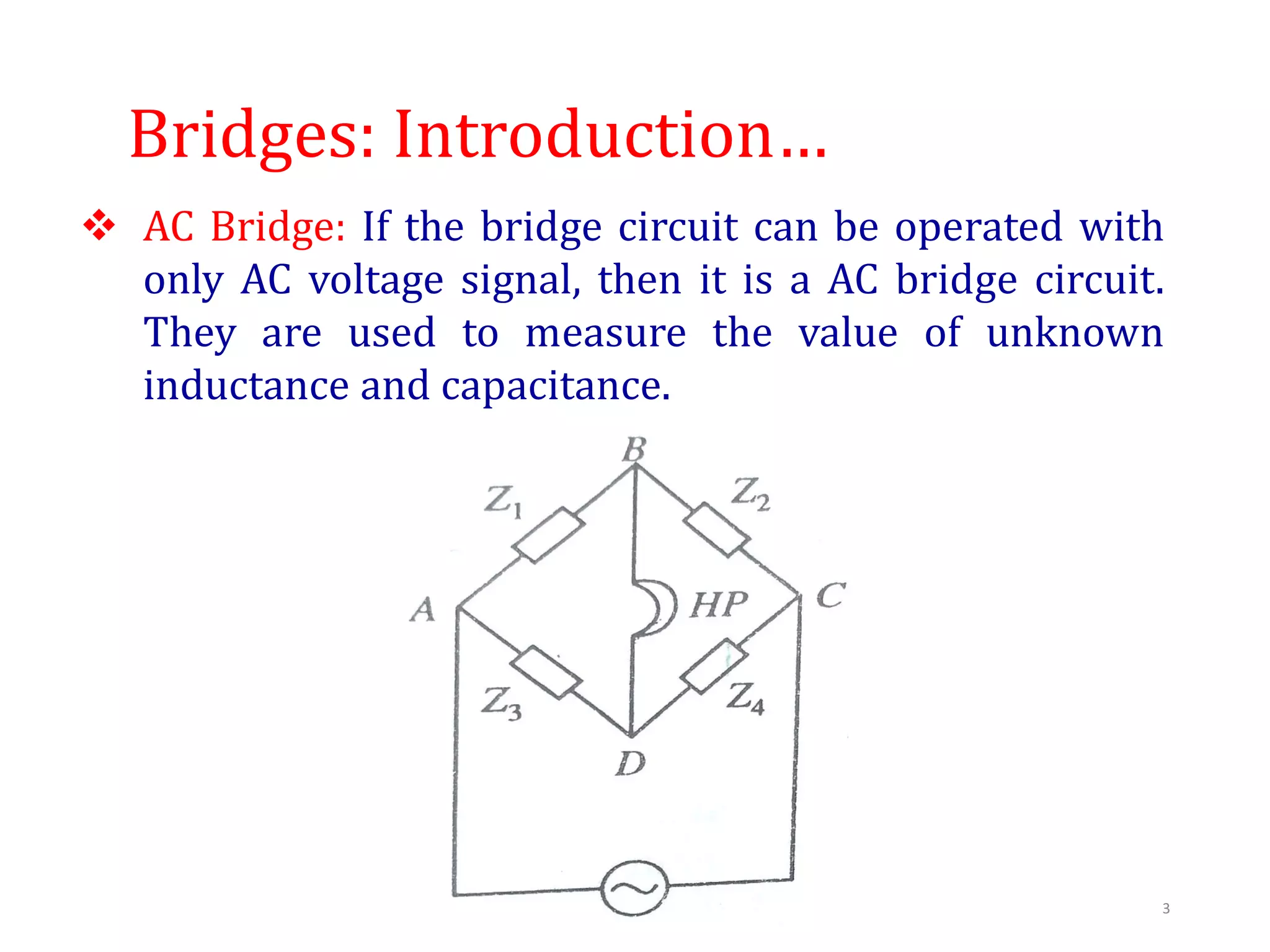 AC bridges | PDF