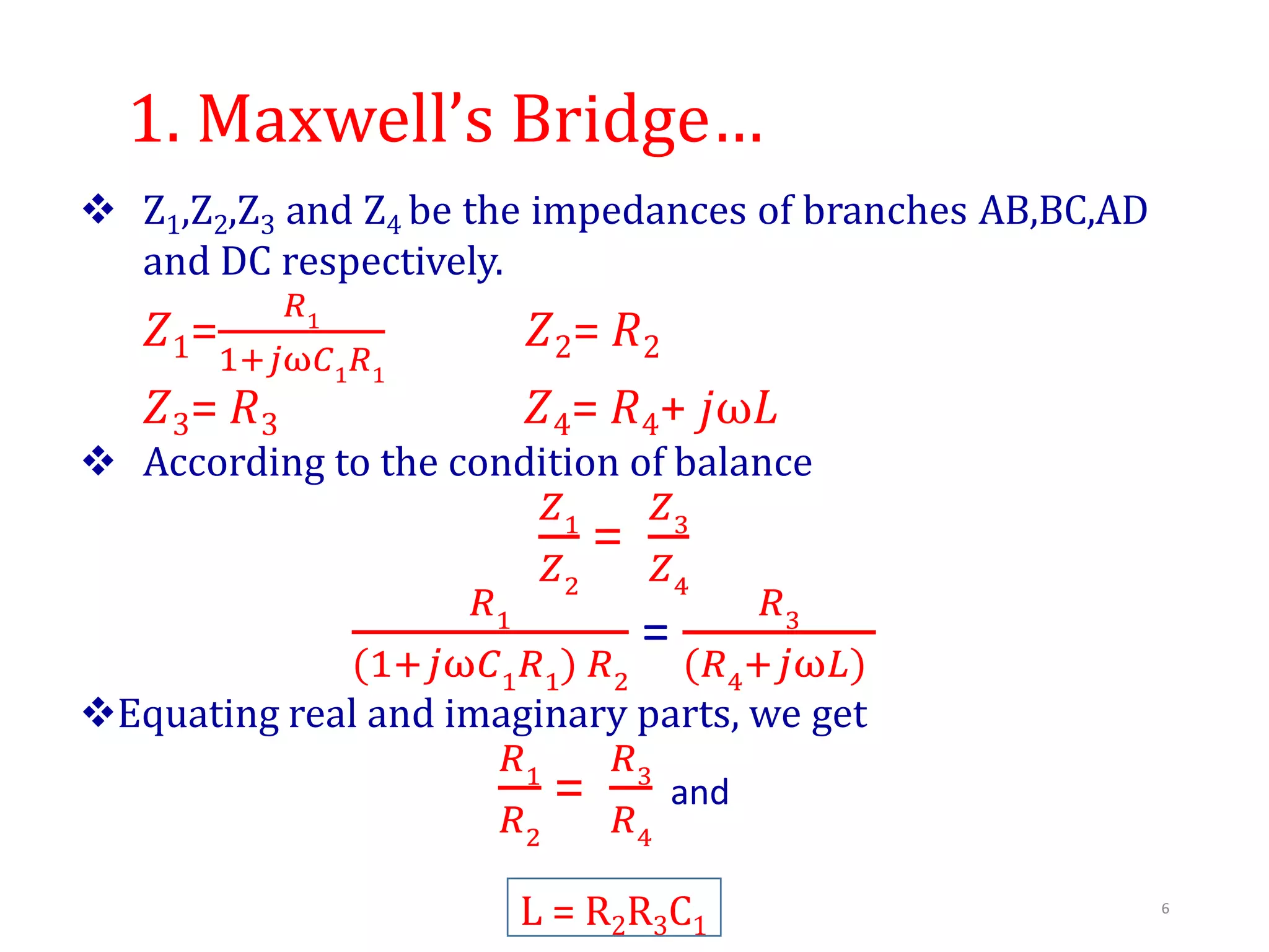 AC bridges | PDF