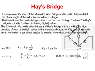 AC_bridges मैक्सवेल ब्रिज मैक्सवेलब्रिज इंडसइंड ब्रिज | PDF