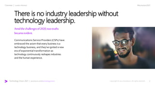 #techvision2021
Technology Vision 2021 | accenture.com/technologyvision
Overview | Leaders Wanted
Amidthechallengesof2020,...