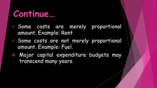 Budget Manual, Budget Period and Key factors of Budgetary Control | PPTX