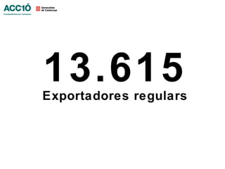 13.615
Exportadores regulars
 