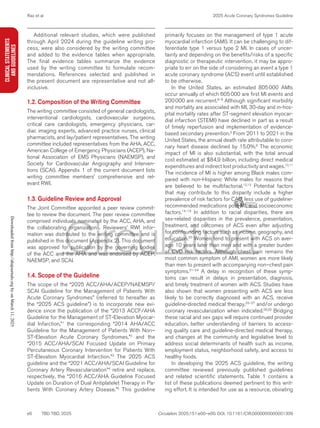 Acs Appendix 2025 ACC/AHA/ACEP/NAEMSP/SCAI Guideline for the Management of Patients ...