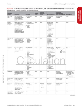 2025 ACC/AHA/ACEP/NAEMSP/SCAI Guideline for the Management of Patients ...