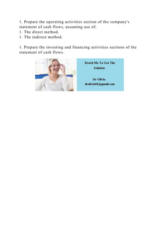 ACC 206 Week 1 Assignment Chapter One Problems Please complet.docx