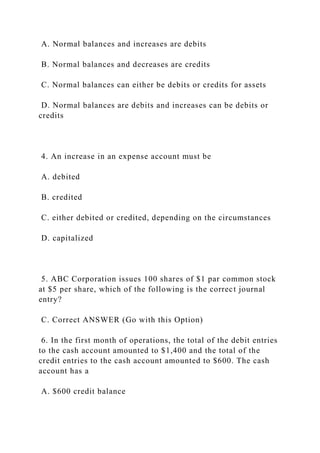 Acc 290 Final Exam MCQs) Which financial statement is used to de.docx