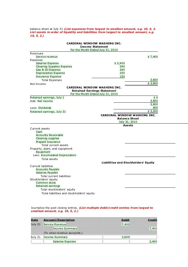 acc 290 week 4 wiley plus assignment four t format balance sheet forecast example