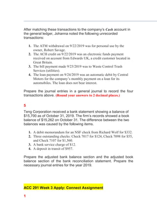 Acc 291 wk 4 essay example picture