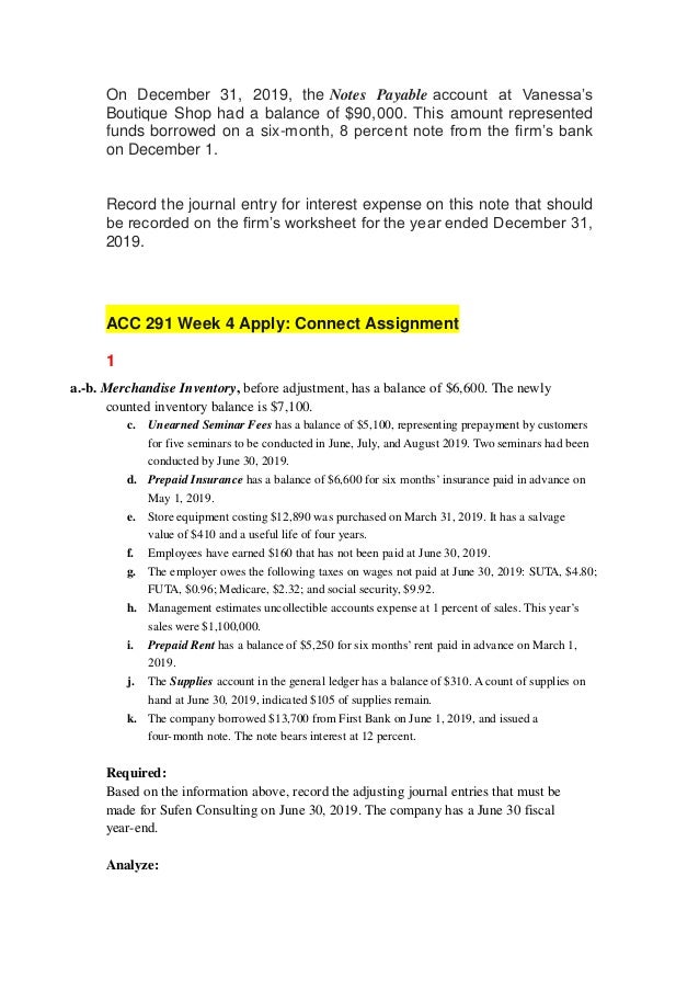 Acc 291 wk 4 essay example 08 picture