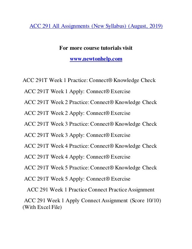 Acc 291 New Education Is Power Newtonhelp Com Acc 291 New Education Is Power Newtonhelp Com