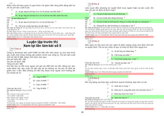 26
Điểm : 1
Nhân viên kế toán quản trị giải thích với giám đốc rằng biến động bất lợi
về chi phí sản xuất là do:
Chọn
một
câu
trả
lời
 A) Sự gia tăng chi phíthựctế so với chi phídự toán điều chỉnh
 B) Sự gia tăng chi phí thựctếso với chi phí dự toán điều chỉnh theo mức
 độ hoạt động thựctế
 C) Sự gia tăng chi phí thựctếso với chi phí định mức
 D) Tất cả các trường hợp được nêu đều đúng
Sai. Đáp án đúng là: Sự gia tăng chi phí thực tế so với chi phí dự toán điều chỉnh theo mức độ
hoạt động thực tế
Vì: Biến động chung = Tổng chiphí thực tế – Tổng chi phí định mức
Nếu biến động chung > 0 (dương) tức là chi phí thực tế lớn hơn chi phí định mức – biến động bất
lợi, doanh nghiệp sản xuất kinh doanh không hiệu quả, chiphí lớn hơn so với định mức được lập.
Tham khảo: mục 5.2.1.Kháiniệm biến động chi phí
Không đúng
Luyện tập trước thi
Xem lại lần làm bài số 5
Câu1 [Góp ý]
Điểm : 1
Công ty Smolney sản xuất 8.000 chi tiết mỗi năm phục vụ cho quá trình
sản xuất một trong những sản phẩm chính của công ty. Chi phí sản xuất
mỗi chi tiết là 36$, được tính toán như sau:
Chi phí biến đổi: 16$
Chi phí cố định: 20$
Tổng chi phí: 36$
Chi tiết này có thể mua ngoài với giá chỉ 28$ mỗi chi tiết. Năng lực sản
xuất dành cho sản xuất chi tiết này sẽ bỏ không và chi phí cố định sẽ
giảm còn ¼ lần. Nếu những chi tiết này được mua ngoài, ảnh hưởng tới
lợi nhuận sẽ là:
Chọn một câu trả lời
 A) Tăng 24.000$
 B) Giảm 56.000$
 C) Giảm 24.000$
 D) Tăng 56.000$
Sai. Đáp án đúng là: Tăng 24.000$
Vì
Nếu công ty tự sản xuất, chi phí:
= 36 x 8000 = 288.000$
Nếu công ty mua ngoài, chiphí:
=28 x 8000 + 20 x 8000 x 1/4)
= 264.000$
Trường hợp mua ngoài, lợi nhuận công ty sẽ giảm 24.000$ (= 288.000$ – 264.000$)
Tham khảo: mục 7.4.3 Quyết định nên mua ngoài sản phẩm/linh kiện
Không đúng
Điểm:0/1.
Câu2 [Góp ý]
Điểm : 1
Liên quan đến phương án quyết định mua ngoài hoặc tự sản xuất, khi
nào chi phí cố định là thích hợp?
Chọn
một
câu
trả
lời
 A) Chi phícố định luôn là chi phíthích hợp
 B) Chi phí cố định luôn không thích hợp
 C) Chi phí cố định là thích hợp khi chúng có sự khác biệt giữa các phương án
 D) Không thể xác định khi không có trường hợp cụ thể
Sai. Đáp án đúng là: Chi phí cố định là thích hợp khi chúng có sựkhác biệt giữa các phương án
Vì: Khi doanh nghiệp quyết định dự án mua mới hay vẫn sử dụng TSCĐ cũ, nếu có sự khác biệt
giữa các phương án (Chi phí mua máy mới khác giá trị thanh lý TSCĐ cũ ) thì chi phí cố định là chi
phí thích hợp cho việc quyết định mua ngoài hoặc tự sản xuất.
Tham khảo: mục 7.4.3 Quyết định nên tự mua sản xuất hay mua ngoài sản phẩm/linh kiện
Không đúng
Điểm:0/1.
Câu3 [Góp ý]
Điểm : 1
Nhà quản trị cần xem xét các nhân tố định lượng cũng như định tính khi
ra quyết định. Tất cả các nhân tố sau là nhân tố định tính ngoại trừ:
Chọn một câu trả lời
 A) Sự hài lòng của khách hàng
 B) Chất lượng sản phẩm
 C) Chi phí bảo dưỡng máy vi tính
 D) Thái độ của nhân viên
Sai. Đáp án đúng là: Chi phí bảo dưỡng máy vi tính
Vì
Chi phí bảo dưỡng máy vi tính có thể biểu diễn được dưới hình thức giá trị à Nó là nhân tố định
lượng.
Tham khảo: mục 7.2.6. Phân tích định lượng và phân tích định tính
Không đúng
Điểm:0/1.
Câu4 [Góp ý]
Điểm : 1
Khi xây dựng dự toán sản xuất kinh doanh thường dựa trên cơ sở:
Chọn một câu trả lời
 A) Định mức lý tưởng
 B) Định mức lý tưởng điều chỉnh theo tình hình thựctế
 C) Định mức thựctế kỳ trước
 D) Định mức thựctế
Sai. Đáp án đúng là: Định mức thực tế
Vì: Dự toán là bảng kế hoạch chi tiết, trong đó mô tả việc sử dụng các nguồn lực tài chính và kinh
doanh của một kỳ nào đó trong tương lai. Do vậy, phải dựa vào định mức thực tế để xây dựng dự
toán sản xuất kinh doanh.
Tham khảo: mục 4.1.1 Khái niệm dự toán
Không đúng
 