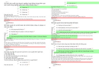 43
Điểm : 1
Chi phí sản suất của doanh nghiệp hoạt động trong lĩnh vực
sản xuất công nghiệp gồm bao nhiêu khoản mục ?
Chọn một câu trả lời
 A) 3 khoản mục
 B) 4 khoản mục
 C) 5 khoản mục
 D) 6 khoản mục
Sai. Đáp án đúng là: 3 khoản mục
Vì: chi phí sản xuất gồm chi phí nguyên liệu trực tiếp, chi phí nhân công trực tiếp, chi phí sản xuất
chung
Tham khảo: mục 2.2.1. Phân loại chiphí theo chức năng hoạt động
Không đúng
Điểm:0/1.
Câu24 [Góp ý]
Điểm : 1
Kế toán quản trị và kế toán tài chính khác nhau ở phạm vi
nào sau đây:
Chọn
một
câu
trả
lời
 A) Đối tượng cung cấp thông tin
 B) Đặc điểm thông tin và phạmvi, kỳ báo cáo thông tin
 C) Tính pháp lý
 D) Đối tượng cung cấp thông tin; Đặc điểm thông tin và phạm vi, kỳ báo cáo thông tin;
 Tính pháp lý
Sai. Đáp án đúng là: Đối tượng cung cấp thông tin; Đặc điểm thông tin và phạm vi, kỳ báo cáo
thông tin; Tính pháp lý
Vì:
Kế toán quản trị và kế toán tài chính khác nhau ở các phạm vi sau: Mục đích, nguyên tắc trình bày
và cung cấp thông tin, tính pháp lý củ kế toán, đặc điểm của thông tin, Đối tượng sử dụng thông
tin, phạm vi của thông tin, kỳ báo cáo
Tham khảo: mục 1.3.2 Sự khác nhau của 2 loại kế toán
Không đúng
Điểm:0/1.
Câu25 [Góp ý]
Điểm : 1
Các bước sau đây liên quan tới quá trình ra các quyết định ngắn hạn:
I. Xác định vấn đề
II. Thu thập dữ liệu
III. Xác định các phương án có thể xảy ra
IV. Lựa chọn tiêu chuẩn
V. Xây dựng mô hình ra quyết định
Trình tự nào sau đây là đúng trong quá trình ra quyết định?
Chọn một câu trả lời
 A) I, II, III, IV, V
 B) II, V, I, IV, III
 C) I, IV, III, V, II
 D) II, V, III, IV, I
Sai. Đáp án đúng là: I, IV, III, V, II
Vì
Trình tự trong quá trình ra quyết định:
o Xác định vấn đề
o Lựa chọn tiêu chuẩn
o Xác định các phương án có thể xảy ra
o Xây dựng mô hình ra quyết định
o Thu thập dữ liệu
Tham khảo: mục 7.1 Quy trình ra quyết định trong doanh nghiệp
(Xem giáo trình Sơ đồ 7.1. Quy trình ra quyết định trong doanh nghiệp, trang 137)
Không đúng
Điểm:0/1.
Câu26 [Góp ý]
Điểm : 1
Kế toán quản trị là một bộ phận kế toán:
Chọn
một
câu
trả
lời
 A) Độc lập với kế toán tài chính
 B) Một bộ phận hay chi tiết của kế toán tài chính
 C) Liên kết với kế toán tài chính
 D) Có thểđộc lập hoặc liên kết với kế toán tài chính tùy thuộcvào nhà quản trị doanh nghiệp
Sai. Đáp án đúng là: Có thể độc lập hoặc liên kết với kế toán tài chính tùy thuộc vào nhà quản trị
doanh nghiệp
Vì: Thực chất có 2 mô hình khác nhau: Độc lập, kết hợp nhưng lựa chọn mô hình nào là tùy thuộc
vào nhà quản trị DN
Tham khảo: mục 1.3.2 Khác nhau (Mục đích)
Không đúng
Điểm:0/1.
Câu27 [Góp ý]
Điểm : 1
Định mức chi phí nhân công trực tiếp được biểu thị thông qua:
Chọn
một
câu
trả
lời
 A) Định mức giá của một giờ lao động trựctiếp
 B) Định mức lượng thời gian lao động trựctiếp để sản xuất một đơn vị sản phẩm.
 C) Định mức giá của một giờ lao động trựctiếp và định mức lượng thời gian lao động
 trựctiếp để sản xuất một đơn vị sản phẩm.
 D) Số lượng nguyên vật liệu tiêu hao cho 1 đơn vị sản phẩm
Sai. Đáp án đúng là: Định mức giá của một giờ lao động trực tiếp và định mức lượng thời gian
lao động trực tiếp để sản xuất một đơn vịsản phẩm.
Vì: Định mức chi phí nhân công trực tiếp được biểu thị thông qua định mức giá của một giờ lao
động trực tiếp và định mức lượng thời gian lao động trực tiếp để sản xuất một đơn vị sản phẩm.
Tham khảo: mục 5.1.4.2. Định mức chi phí nhân công trực tiếp, bài 5.
Không đúng
Điểm:0/1.
Câu28 [Góp ý]
Điểm : 1
 