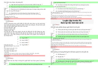 44
Các định mức được xây dựng để:
Chọn
một
câu
trả
lời
 A) Ngăn chặn tình trạng hỏng hóc của máy móc hoặc sự đình trệ công việc
 B) Phản ánh mức độ thựctếcó thểđạt được hơn là mức độ lý tưởng
 C) Phản ánh mức độ có thể đạt được khi nhân công có kỹ năng và năng suất cao nhất
 làm việc trong 100% thời gian
 D) Khích lệ hơn là cho dự báo dòng tiền và hoạch định hàng tồn kho
Sai. Đáp án đúng là: Phản ánh mức độ thực tế có thể đạt được hơn là mức độ lý tưởng
Vì:
(Xem giáo trình trang 103).
Tham khảo: mục 5.1.1 Khái niệm
Không đúng
Điểm:0/1.
Câu29 [Góp ý]
Điểm : 1
Công ty Smolney sản xuất 8.000 chi tiết mỗi năm phục vụ cho quá trình
sản xuất một trong những sản phẩm chính của công ty. Chi phí sản xuất
mỗi chi tiết là 36$, được tính toán như sau:
Chi phí biến đổi: 16$
Chi phí cố định: 20$
Tổng chi phí: 36$
Chi tiết này có thể mua ngoài với giá chỉ 28$ mỗi chi tiết. Năng lực sản
xuất dành cho sản xuất chi tiết này sẽ bỏ không và chi phí cố định sẽ
giảm còn ¼ lần. Nếu những chi tiết này được mua ngoài, ảnh hưởng tới
lợi nhuận sẽ là:
Chọn một câu trả lời
 A) Tăng 24.000$
 B) Giảm 56.000$
 C) Giảm 24.000$
 D) Tăng 56.000$
Sai. Đáp án đúng là: Tăng 24.000$
Vì
Nếu công ty tự sản xuất, chi phí:
= 36 x 8000 = 288.000$
Nếu công ty mua ngoài, chiphí:
=28 x 8000 + 20 x 8000 x 1/4)
= 264.000$
Trường hợp mua ngoài, lợi nhuận công ty sẽ giảm 24.000$ (= 288.000$ – 264.000$)
Tham khảo: mục 7.4.3 Quyết định nên mua ngoài sản phẩm/linh kiện
Không đúng
Điểm:0/1.
Câu30 [Góp ý]
Điểm : 1
Nhận định nào sau đây là đúng khi quyết định lựa chọn giữa 2 phương
án?
Chọn
một A) Các khoản chi phí biến đổi là không thích hợp khi các phương án lựa chọn
câu
trả
lời
 có mức sản lượng như nhau
 B) Các khoản chi phíbiến đổi là không thích hợp khi các phương án lựa chọn
 có mức sản lượng khác nhau
 C) Các khoản chi phícố định không bao giờ là chi phíthích hợp
 D) Các khoản thuếkhông bao giờ là chi phíthích hợp
Sai. Đáp án đúng là: Các khoản chi phí biến đổi là không thích hợp khi các phương án lựa chọn
có mức sản lượng như nhau
Vì
Trường hợp mức sản lượng như nhau ở các phương án thì chi phí biến đổi là chi phí không thích
hợp do không có sựchênh lệch về chi phí giữa các phương án.
Tham khảo: mục 7.3. Phân tích thông tin thích hợp cho việc ra quyết định.
Không đúng
Luyện tập trước thi
Xem lại lần làm bài số 8
Câu1 [Góp ý]
Điểm : 1
Chi phí sản phẩm được giải thích là chi phí:
Chọn
một
câu
trả
lời
 A) Thời kỳ phát sinh trùng với thời kỳ ghi nhận trên báo cáo kết quả kinh doanh
 B) Thời kỳ phát sinh trướcthời kỳ ghi nhận trên báo cáo kết quả kinh doanh
 C) Thời kỳ phát sinh sau thời kỳ ghi nhận trên báo cáo kết quả kinh doanh
 D) Thểhiện trên báo cáo kết quả kinh doanh tùy thuộcvào quan hệ giữa mức
 sản xuất với mức tiêu thụ
Sai. Đáp án đúng là: Thể hiện trên báo cáo kết quả kinh doanh tùy thuộc vào quan hệ giữa mức
sản xuất với mức tiêu thụ
Vì:
Chi phí sản phẩm là những chi phí gắn liền với quá trình sản xuất sản phẩm hay hàng hóa được
mua vào. Chi phí sản phẩm được ghi nhận là chi phí (gọi là giá vốn hàng bán) tại thời điểm sản
phẩm hoặc dịch vụ được tiêu thụ
Tham khảo: mục 2.2.5 Các cách phân loại khác (Chi phí sản phẩm và chiphí thời kỳ)
Không đúng
Điểm:0/1.
Câu2 [Góp ý]
Điểm : 1
Đối tượng sử dụng thông tin kế toán quản trị chủ yếu là:
Chọn
một
câu
trả
lời
 A) Hội đồng quản trị
 B) Ban giám đốc
 C) Giám đốc bộ phận, trưởng các phòng ban quản lý
 D) Hội đồng quản trị, Ban giám đốc, giám đốc bộ phận, trưởng các phòng ban quản lý
Sai. Đáp án đúng là: Hội đồng quản trị, Ban giám đốc, giám đốc bộ phận, trưởng các phòng ban
quản lý
Vì:
 