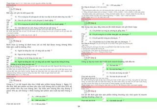 54
Tham khảo: mục 5.1.4.1. Định mức chi phí nguyên vật liệu trực tiếp
Không đúng
Điểm:0/1.
Câu17 [Góp ý]
Điểm : 1
Kết cấu chi phí là mối quan hệ:
Chọn
một
câu
trả
lời
 A) Về tỷ trọngcủa chi phínguyên vật liệu trựctiếp và chi phí nhân công trựctiếp
 B) Giữa chi phícố định và chi phíquản lý doanh nghiệp
 C) Về tỷ trọng của chi phícố định và chi phíbiến đổi của doanh nghiệp
 D) Giữa định phísản xuất chung và biến phí sản xuất chung
Sai. Đáp án đúng là: Về tỷ trọng của chi phí cố định và chi phí biến đổi của doanh nghiệp
Vì: Khái niệm kết cấu chi phí: Là mối quan hệ về tỷ trọng của chi phí cố định và chi phí biến đổi
của doanh nghiệp
Tham khảo: mục 3.1.4 Kết cấu chi phí, bài 3.
Không đúng
Điểm:0/1.
Câu18 [Góp ý]
Điểm : 1
Định mức lý tưởng là định mức chỉ có thể đạt được trong những điều
kiện sản xuất lý tưởng như:
Chọn
một
câu
trả
lời
 A) Người lao động làm việc với năng suất cao nhất
 B) Nguyên liệu không bị hỏng
 C) Không có sự hư hỏng của máy móc
 D) Người lao động làm việc với năng suất cao nhất. Nguyên liệu không bị hỏng,
 Không có sự hư hỏng của máy móc
Sai. Đáp án đúng là: Người lao động làm việc với năng suất cao nhất. Nguyên liệu không bị hỏng,
Không có sự hư hỏng của máy móc
Vì: Định mức lý tưởng hay còn gọi là định mức hoàn hảo là định mức chỉ có thể đạt được trong
những điều kiện sản xuất lý tưởng: Người lao động làm việc với năng suất cao nhất, nguyên liệu
không bị hỏng, không có sự hư hỏng của máy móc, hoặc sựgián đoạn sản xuất…
Tham khảo: mục 5.1.2. Phân loại
Không đúng
Điểm:0/1.
Câu19 [Góp ý]
Điểm : 1
Công ty T có kế hoạch tiêu thụ 2.000 sản phẩm trong tháng 1. Ngày 1/1
tồn kho 300 sản phẩm và theo yêu cầu cuối tháng cần có tồn kho 20% số
sản phẩm tiêu thụ của tháng sau. Dự kiến sản lượng tiêu thụ tháng 2
giảm 10% so với tháng 1. Khối lượng sản phẩm sản xuất dự kiến tháng 1
là:
Chọn một câu trả lời
 A) 1.600 sản phẩm
 B) 2.060 sản phẩm
 C) 2.100 sản phẩm
 D) 1.970 sản phẩm
Sai. Đáp án đúng là: 2.060 sản phẩm
Vì:
· Tổng số thành phẩm cần có = Số lượng tồn kho cuối kỳ dự kiến + số lượng bán dự kiến
=> Tổng số thành phẩm cần có tháng 1 = 2000 + 20% x (2000 – 10% x 2000) = 2360 sản phẩm
· Số thành phẩm sản xuất trong kỳ = Tổng số thành phẩm cần có – Thành phẩm tồn kho đầu kỳ
=> Số thành phẩm dự kiến sản xuất trong tháng 1 = 2360 – 300 = 2060 sản phẩm
Tham khảo: mục 4.3.2. Dự toán sản xuất
Không đúng
Điểm:0/1.
Câu20 [Góp ý]
Điểm : 1
Nội dung nào sau đây miêu tả tốt nhất khoản chi phí thích hợp:
Chọn
một
câu
trả
lời
 A) Chi phíhiện tại trong các phương án giống nhau
 B) Chi phí tương lai có sự khác nhau giữa các phươngán
 C) Chi phí quá khứ trong các phương án.
 D) Chi phíhiện tại có sự khác nhau giữa các phương án.
Sai. Đáp án đúng là: Chi phí tương lai có sựkhác nhau giữa các phương án.
Giải thích
Những thông tin phù hợp cho việc ra quyết định thoả mãn hai tiêu chuẩn:
o Chúng ảnh hưởng đến tương lai.
o Chúng khác nhau giữa các phương án so sánh.
Tham khảo: mục 7.3.2.1. Thông tin thích hợp
Không đúng
Điểm:0/1.
Câu21 [Góp ý]
Điểm : 1
Công ty lập dự toán sản xuất kinh doanh thường bắt đầu từ:
Chọn một câu trả lời
 A) Dự toán tiền
 B) Dự toán bán hàng
 C) Dự toán sản lượng sản xuất
 D) Dự toán chi phí sản xuất
Sai. Đáp án đúng là: Dự toán bán hàng
Vì: Một hệ thống dự toán là tập hợp những dự toán có liên quan với nhau, bao gồm dự toán bán
hàng, dự toán sản xuất, dự toán mua hàng, dự toán nhân công, dự toán chi phí sản xuất chung,
dự toán chiphí bán hàng và chi phí quản lý doanh nghiệp, dự toán dòng tiền.
Tham khảo: mục 4.3 Hệ thống dự toán Xem sơ đồ 4.5: Hệ thống dự toán của doanh nghiệp
Không đúng
Điểm:0/1.
Câu22 [Góp ý]
Điểm : 1
Cơ sở để định giá bán sản phẩm thông thường các nhà quản trị doanh
nghiệp thường chọn là:
Chọn một câu trả lời  A) Giá thành sản xuất
 