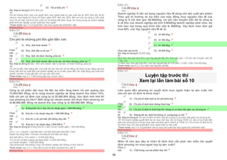 56
 D) Tất cả biến phí
Sai. Đáp án đúng là: 60% định phí
Vì
Chi phí không thích hợp của quyết định mua ngoài hoặc tự sản xuất này là: 60% định phí. Vì dù
công ty mua ngoài thì cũng chỉ được giảm 40% định phí, 60% định phí còn lại công ty vẫn phải
chịu chi phí này. Đó là chi phí chìm và nó không thể tránh được khi trong tương lai doanh nghiệp
phát sinh các nghiệp vụ sản xuất hay mua ngoài.
Tham khảo: mục 7.4.3 Quyết định nên mua ngoài sản phẩm/linh kiện
Không đúng
Điểm:0/1.
Câu28 [Góp ý]
Điểm : 1
Chi phí là những phí tổn gắn liền với:
Chọn
một
câu
trả
lời
 A) Mục đích kinh doanh
 B) Mục đích đầu tư tài sản
 C) Mục đích chi khen thưởng, phúclợi
 D) Mục đích kinh doanh, đầu tư tài sản, chi khen thưởng, phúc lợi
Sai. Đáp án đúng là: Mục đích kinh doanh, đầu tư tài sản, chi khen thưởng, phúc lợi
Vì:
Chi phí là biểu hiện bằng tiền của toàn bộ các hao phí về lao động vật sống và lao động vật hóa
trong một thời kỳ nhất định mà doanh nghiệp bỏ ra có liên quan đến các hoạt động sản xuất kinh
doanh của đơn vịnên gắn liền với các mục đích trên
Tham khảo: mục 2.1.1. Đối tượng tập hợp chiphí, bài 2
Không đúng
Điểm:0/1.
Câu29 [Góp ý]
Điểm : 1
Công ty cổ phần dệt may Hà Nội dự kiến tăng thêm chi phí quảng cáo
13.000.000 đồng và kì vọng doanh nghiệp sẽ tăng doanh thu thêm 15%,
biết chi phí cố định của công ty là 20.000.000 đồng. Xác định tính khả thi
của phương án trên? Biết rằng lợi nhuận trước khi thực hiện phương án
là 60.000.000 đồng và doanh thu của công ty là 200.000.000 đồng.
Chọn
một
câu
trả
lời
 A) Không khả thivì làm cho lợi nhuận giảm 1.000.000 đồng
 B) Khả thi vì lợi nhuận tăng lên 1.000.000 đồng
 C) Khả thi vì chi phíbiến đổi không thay đổi
 D) Khả thivì lợi nhuận tăng 2.000.000 đ
Sai. Đáp án đúng là: Không khả thi vì làm cho lợi nhuận giảm 1.000.000 đồng
Vì
Lb% = (Ln + Đp)/Dt = (60.000.000 + 20.000.000)/200.000.000 = 40%
Doanh thu tăng thêm 15% làm cho tổng lãi trên biến phí tăng:
200.000.000 x 15% x40% = 12.000.000 đồng
Trừ chi phí cố định quảng cáo tăng thêm: 13.000.000 đồng
Lợi nhuận sẽ giảm: 1.000.000 đồng
Vậy phương án này không có lợi cho doanh nghiệp nên không có tính khả thi.
Tham khảo: mục 3.3.1. Thay đổi chi phí cố định và doanh thu, bài 3.
Không đúng
Điểm:0/1.
Câu30 [Góp ý]
Điểm : 1
Doanh nghiệp D cần sử dụng nguyên liệu M dùng cho sản xuất sản phẩm.
Theo giá trị trường và dự kiến của hợp đồng mua nguyên liệu M của
công ty A với đơn giá: 60.000đ/kg, chi phí vận chuyển bốc dỡ từ công ty
A về kho của doanh nghiệp dự tính 5.000đ/kg doanh nghiệp phải chịu, dự
tính hao hụt trong quá trình bốc xếp là 500đ/kg. Vậy định mức đơn giá
mua NVL của 1kg nguyên liệu M sẽ là:
Chọn một câu trả lời
 A) 65.000 đ/kg
 B) 65.300 đ/kg
 C) 65.500 đ/kg
 D) 60.000 đ/kg
Sai. Đáp án đúng là: 65.500 đ/kg
Vì:
Định mức đơn giá mua NVL của 1kg nguyên liệu M = Đơn giá mua + Chi phí vận chuyển, bốc dỡ
+ Hao hụt
=> Định mức đơn giá mua NVL của 1kg nguyên liệu M = 60.000 + 5.000 + 500 = 65.500 đ/kg
Tham khảo: mục 4.3.3. Dự toán mua nguyên vật liệu
Không đúng
Điểm:0/1.
Luyện tập trước thi
Xem lại lần làm bài số 10
Câu1 [Góp ý]
Điểm : 1
Liên quan đến phương án quyết định mua ngoài hoặc tự sản xuất, khi
nào chi phí cố định là thích hợp?
Chọn
một
câu
trả
lời
 A) Chi phícố định luôn là chi phíthích hợp
 B) Chi phí cố định luôn không thích hợp
 C) Chi phí cố định là thích hợp khi chúng có sự khác biệt giữa các phương án
 D) Không thể xác định khi không có trường hợp cụ thể
Sai. Đáp án đúng là: Chi phí cố định là thích hợp khi chúng có sựkhác biệt giữa các phương án
Vì: Khi doanh nghiệp quyết định dự án mua mới hay vẫn sử dụng TSCĐ cũ, nếu có sự khác biệt
giữa các phương án (Chi phí mua máy mới khác giá trị thanh lý TSCĐ cũ ) thì chi phí cố định là chi
phí thích hợp cho việc quyết định mua ngoài hoặc tự sản xuất.
Tham khảo: mục 7.4.3 Quyết định nên tự mua sản xuất hay mua ngoài sản phẩm/linh kiện
Không đúng
Điểm:0/1.
Câu2 [Góp ý]
Điểm : 1
Nhân tố nào sau đây là nhân tố định tính cần phải cân nhắc khi quyết
định phương án mua ngoài hay tự sản xuất?
Chọn
một A) Chất lượng của sản phẩm thay thế
 