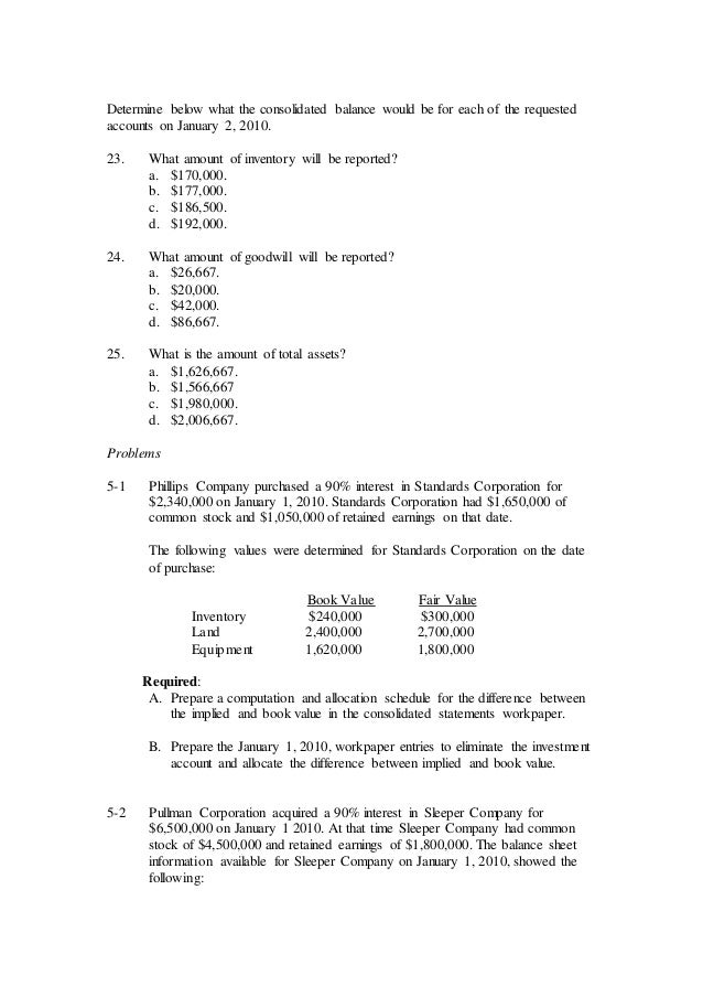advanced corporate accounting notes pdf