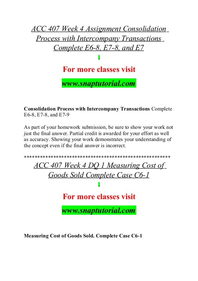 Acc 407 week 4 dq 1 measuring cost of goods sold essay 06 picture