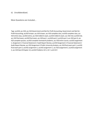 Acc 410 wk 6 quiz 4 ch. 6 & 7 | DOCX