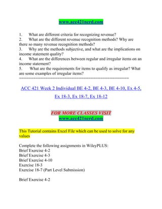 ACC 421 NERD Introduction Education--acc421nerd.com