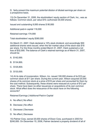 Acc 423 final exam | DOCX