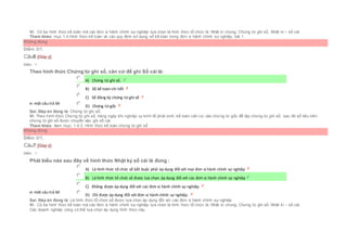 Vì: Có ba hình thức kế toán mà các đơn vị hành chính sự nghiệp lựa chọn là hình thức tổ chức là: Nhật kí chung, Chứng từ ghi sổ, Nhật kí – sổ cái
Tham khảo: mục 1.4.Hình thức kế toán và các quy định sử dụng sổ kế toán trong đơn vị hành chính sự nghiệp, bài 1
Không đúng
Điểm: 0/1.
Câu6 [Góp ý]
Điểm : 1
Theo hình thức Chứng từ ghi sổ, căn cứ để ghi Sổ cái là:
Chọn một câu trả lời
 A) Chứng từ ghi sổ.
 B) Sổ kế toán chi tiết
 C) Sổ đăng ký chứng từ ghi sổ
 D) Chứng từ gốc
Sai. Đáp án đúng là: Chứng từ ghi sổ.
Vì: Theo hình thức Chứng từ ghi sổ, hàng ngày khi nghiệp vụ kinh tế phát sinh, kế toán căn cứ vào chứng từ gốc để lập chứng từ ghi sổ, sau đó số liệu trên
chứng từ ghi sổ được chuyển vào ghi sổ cái.
Tham khảo: Xem mục: 1.4.3. Hình thức kế toán chứng từ ghi sổ
Không đúng
Điểm: 0/1.
Câu7 [Góp ý]
Điểm : 1
Phát biểu nào sau đây về hình thức Nhật ký sổ cái là đúng :
Chọn một câu trả lời
 A) Là hình thức tổ chức sổ bắt buộc phải áp dụng đối với mọi đơn vị hành chính sự nghiệp
 B) Là hình thức tổ chức sổ được lựa chọn áp dụng đối với các đơn vị hành chính sự nghiệp
 C) Không được áp dụng đối với các đơn vị hành chính sự nghiệp
 D) Chỉ được áp dụng đối với đơn vị hành chính sự nghiệp.
Sai. Đáp án đúng là: Là hình thức tổ chức sổ được lựa chọn áp dụng đối với các đơn vị hành chính sự nghiệp
Vì: Có ba hình thức kế toán mà các đơn vị hành chính sự nghiệp lựa chọn là hình thức tổ chức là: Nhật kí chung, Chứng từ ghi sổ, Nhật kí – sổ cái.
Các doanh nghiệp cũng có thể lựa chọn áp dụng hình thức này.
 