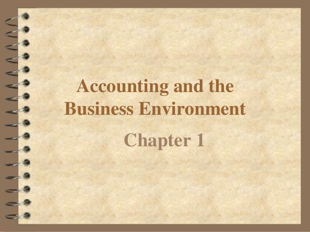 CHAPTER 1: Basic Accounting Environment - YouTube
