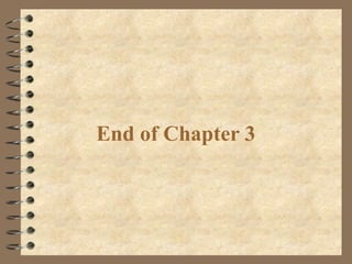 End of Chapter 3
 