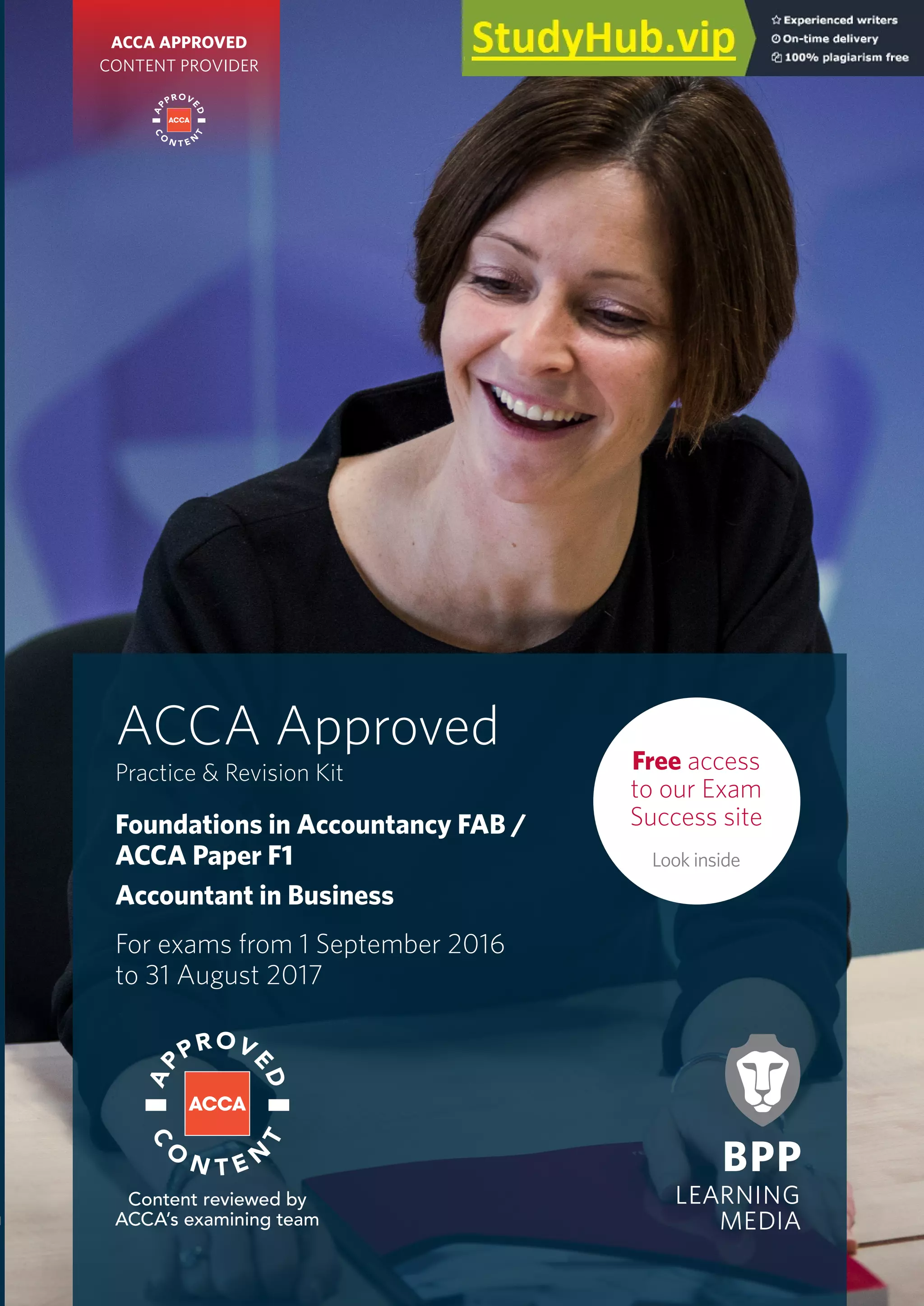 ACCA Approved Practice Revision Kit | PDF