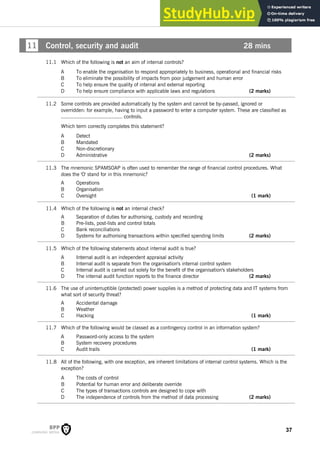 ACCA Approved Practice Revision Kit | PDF