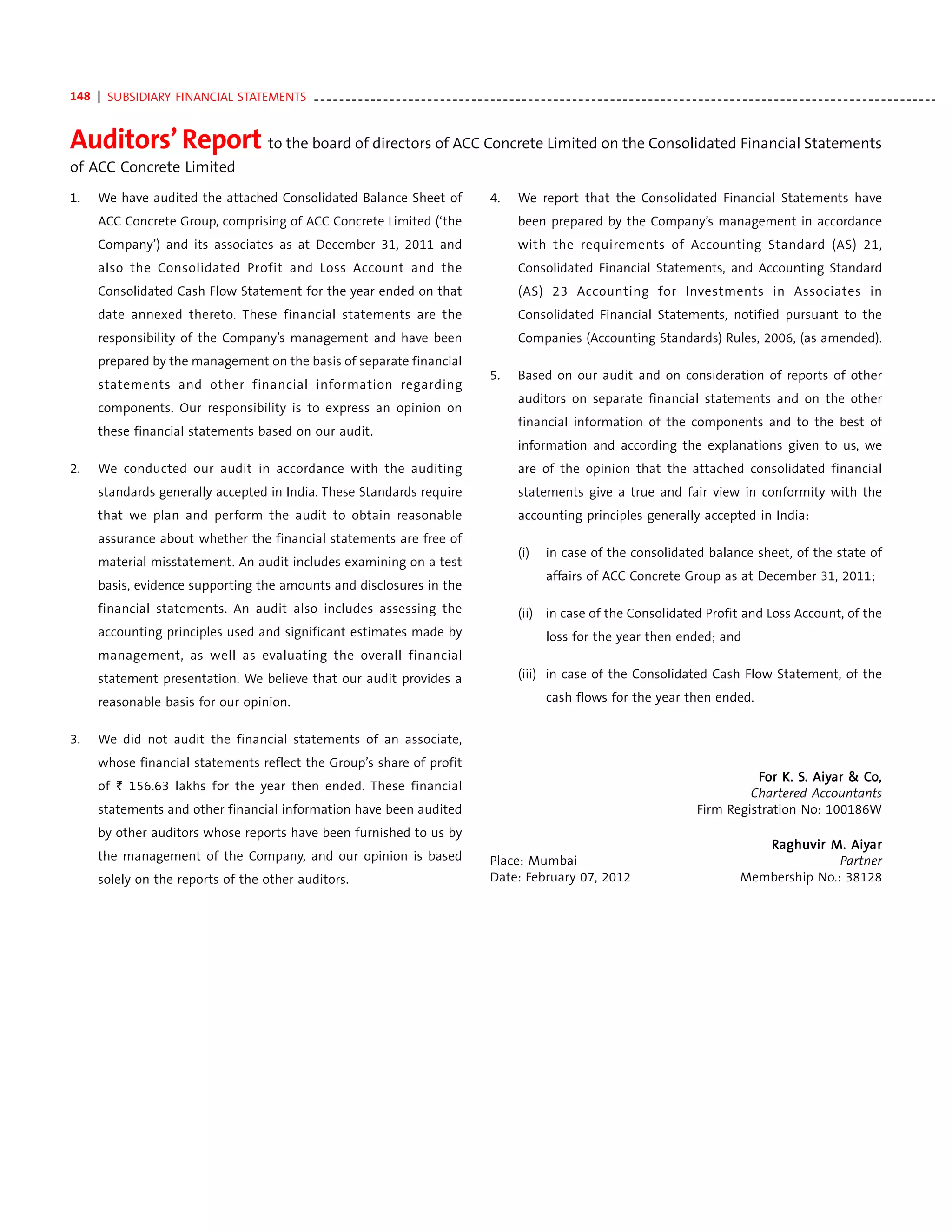 Acc annual report 2011