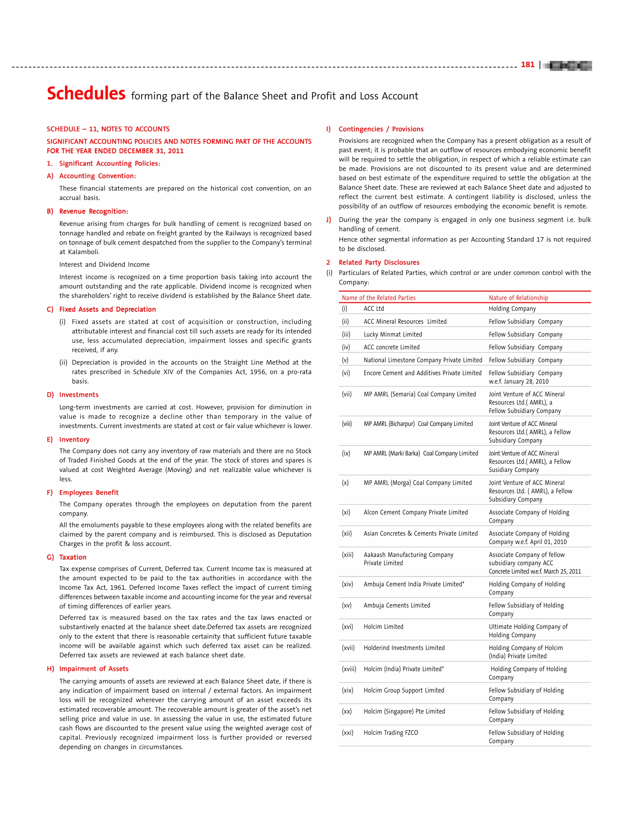 Acc annual report 2011
