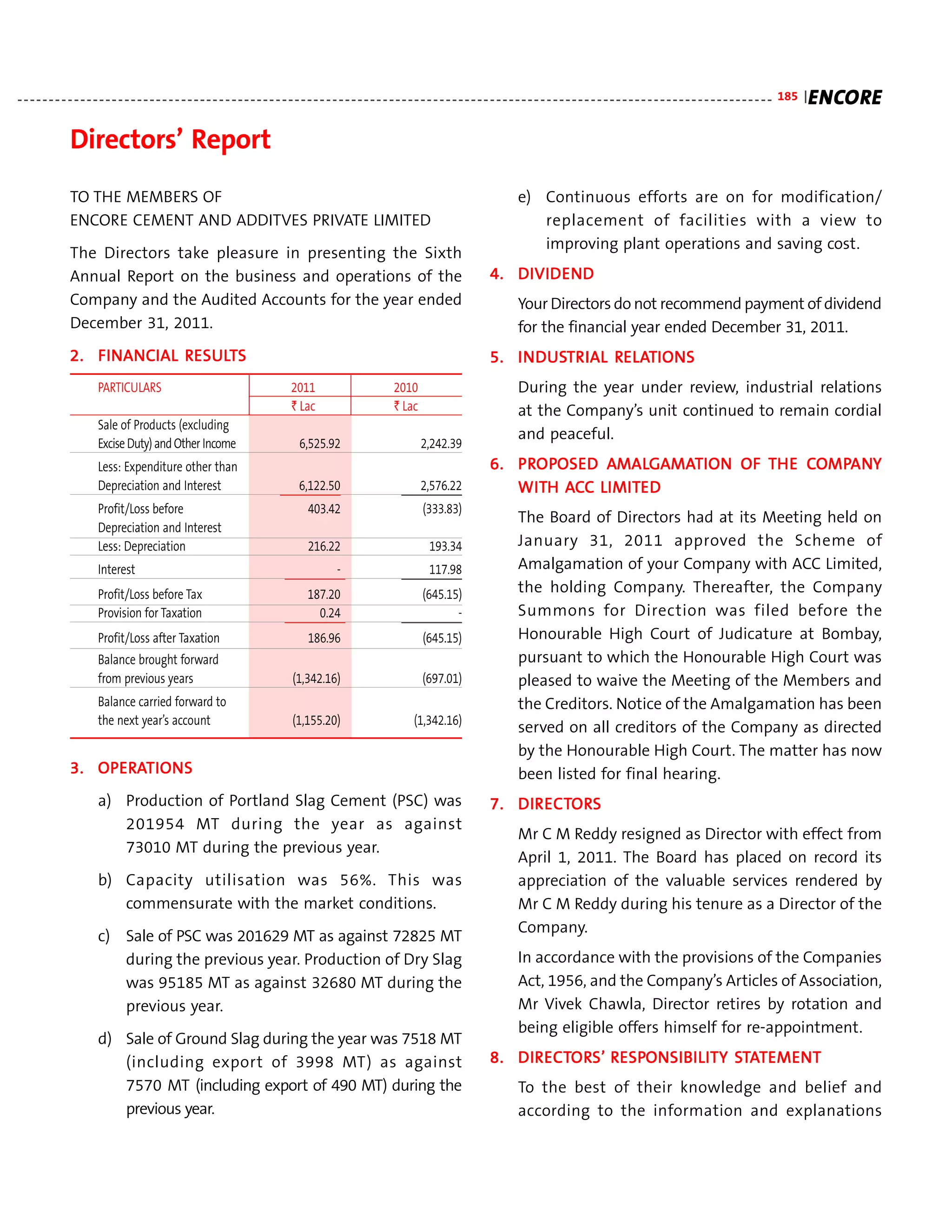 Acc annual report 2011