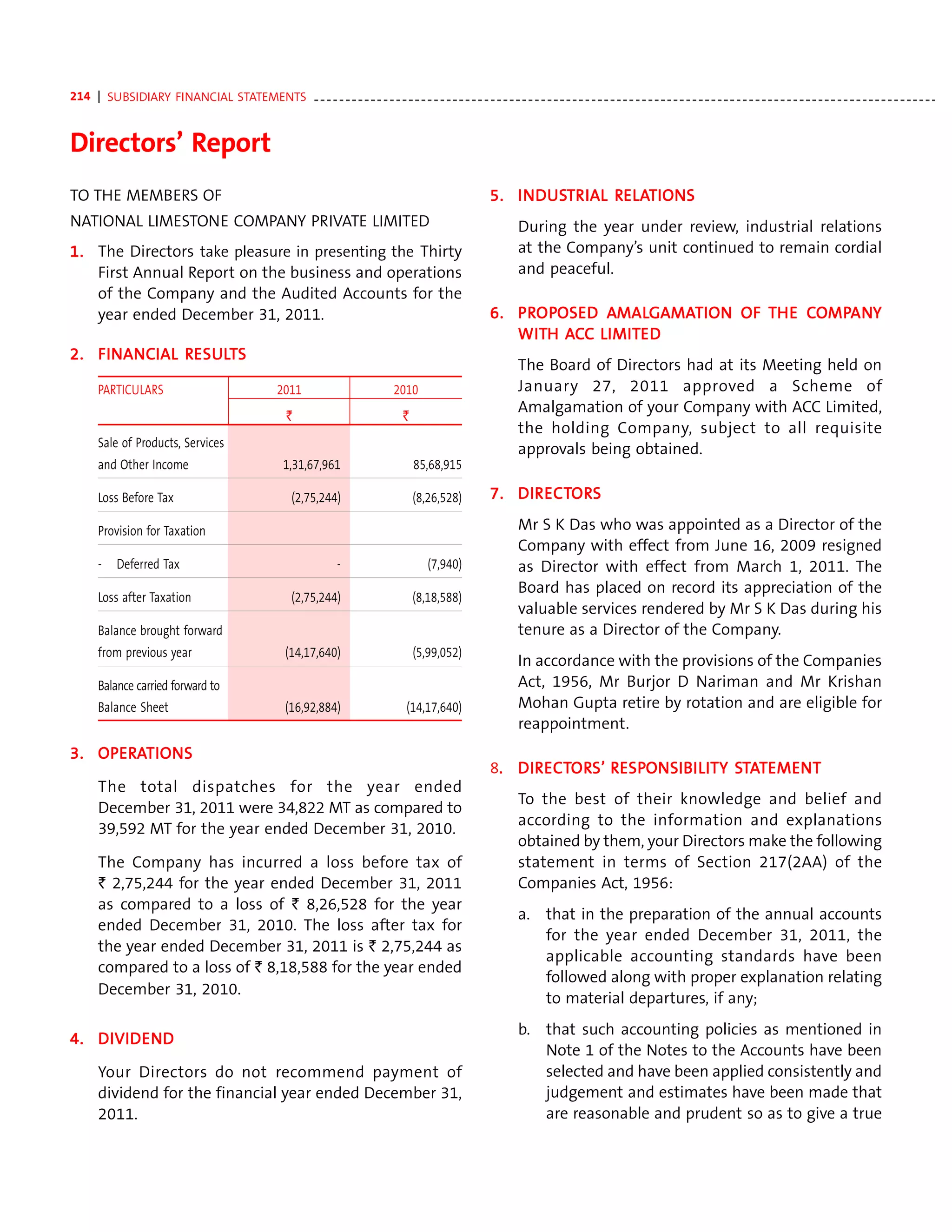 Acc annual report 2011