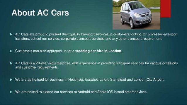 Find The Affordable Wedding Car Hire In London